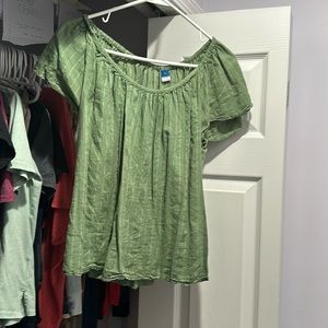 Green top old navy